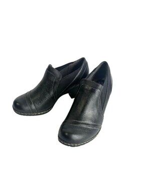 EuroSoft Tami Slip On Leather Mule Wmns Shoe Shootie 6.5 Black New Other